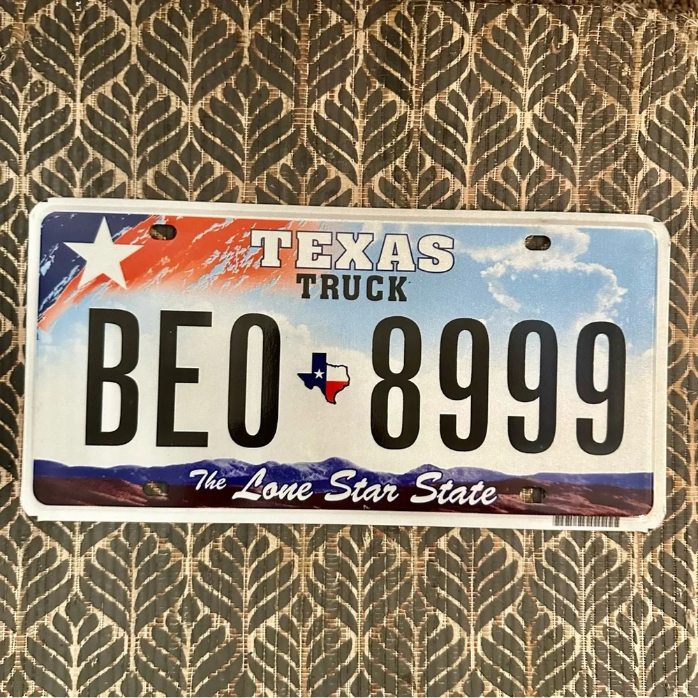 Texas Truck The Lone Star State License Plate